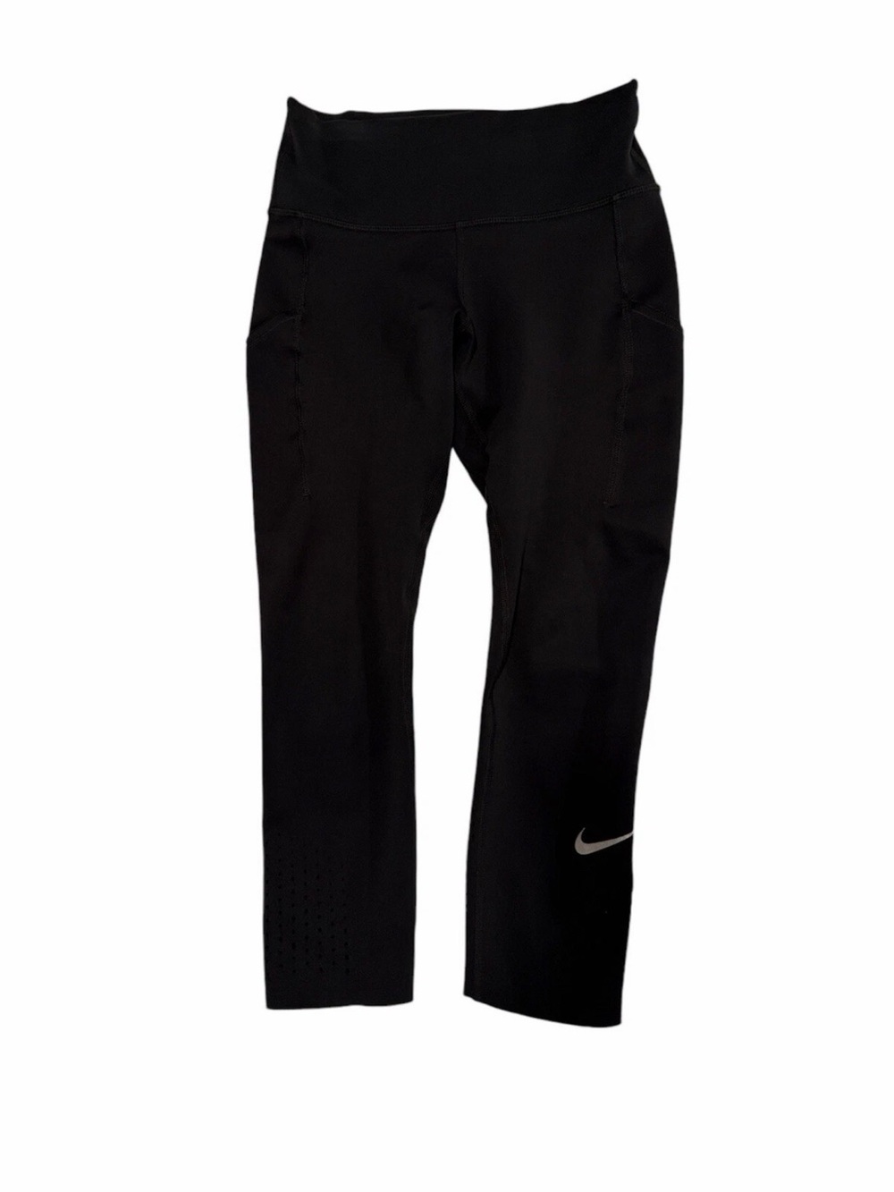 Women's Nike Dri Fit 7/8 Leggings With Pockets Colour Black Size Xs